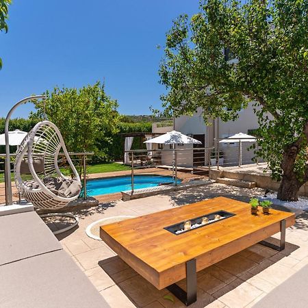 Villa Ellovos With Private Pool Ретимно Экстерьер фото