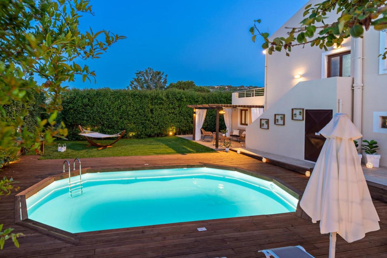 Villa Ellovos With Private Pool Ретимно Экстерьер фото