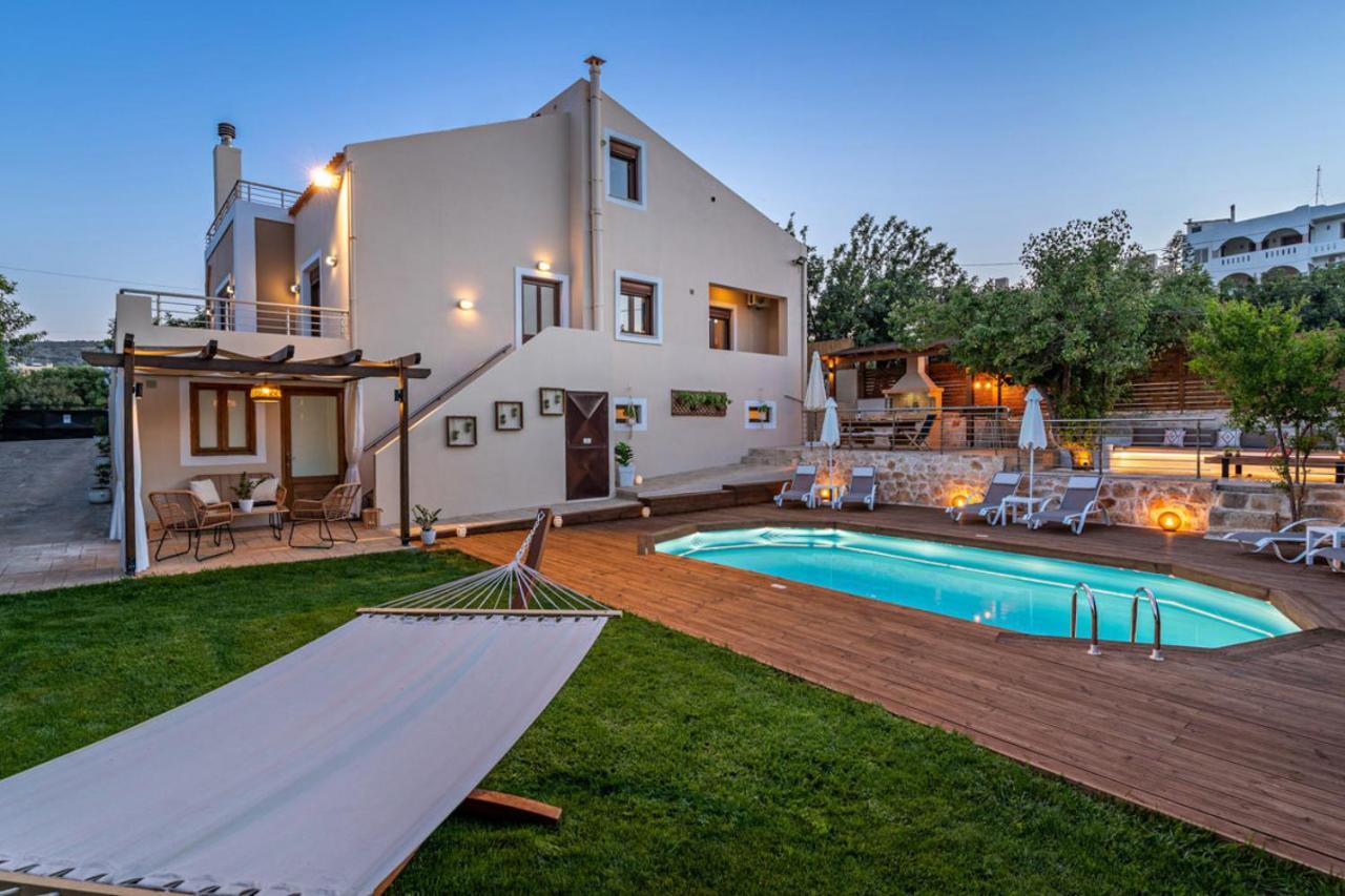 Villa Ellovos With Private Pool Ретимно Экстерьер фото