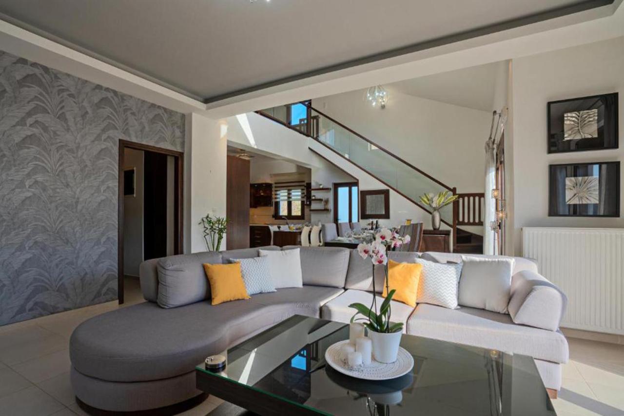 Villa Ellovos With Private Pool Ретимно Экстерьер фото