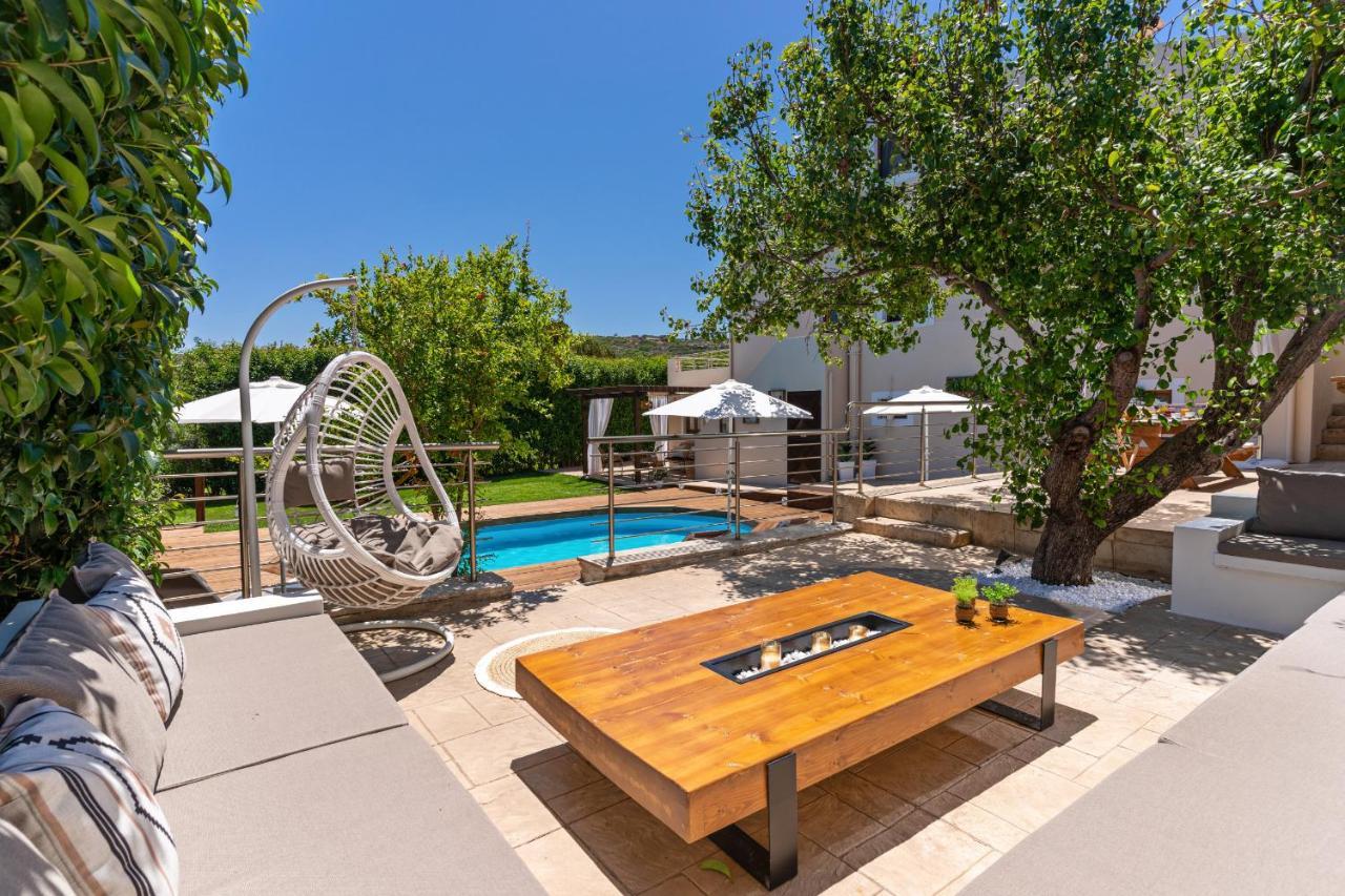 Villa Ellovos With Private Pool Ретимно Экстерьер фото
