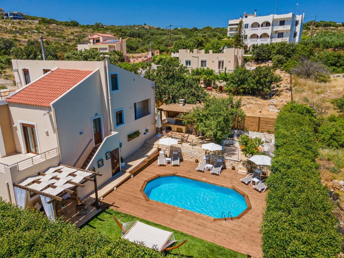 Villa Ellovos With Private Pool Ретимно Экстерьер фото